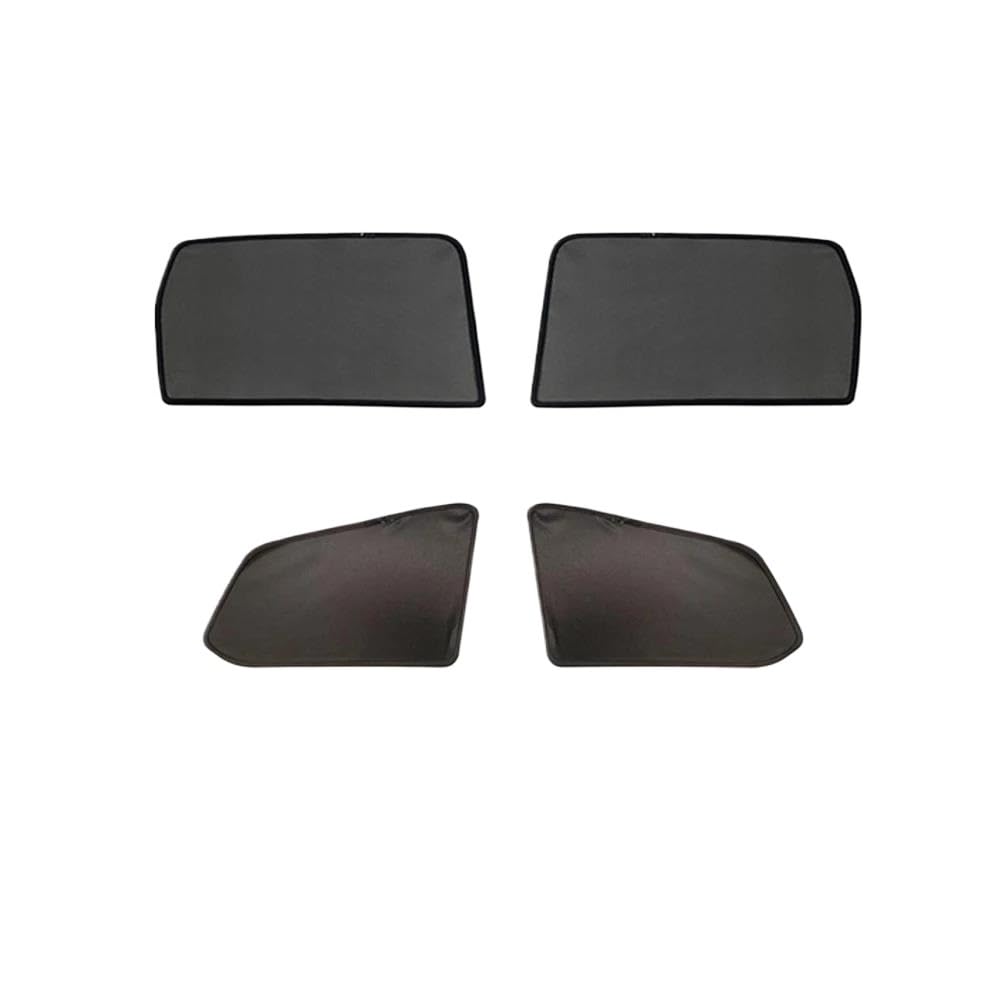 Cortina De Privacidad Para Ventana De Pasajero Con Marco Magnético Integrado Para Kodiaq 2016-2023 Parasol Coche Magnético(4pcs Rear Triangle)