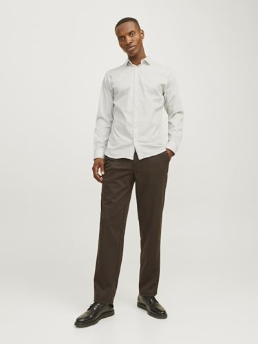JACK & JONES Herren Jjjoe Print Shirt Ls Aw24 Freizeithemd, Crockery, S – Ansicht 3