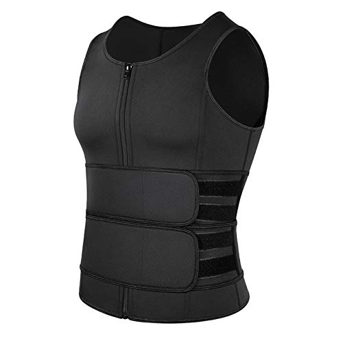 Colcolo Colete masculino sauna para treino de neoprene regata para treino de roupas modeladoras para