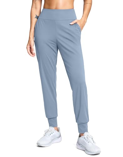 Image of SANTINY Women's Joggers Pants with Pockets Lightweight High Waisted Athletic Gym Workout Pants for Women Yoga Travel