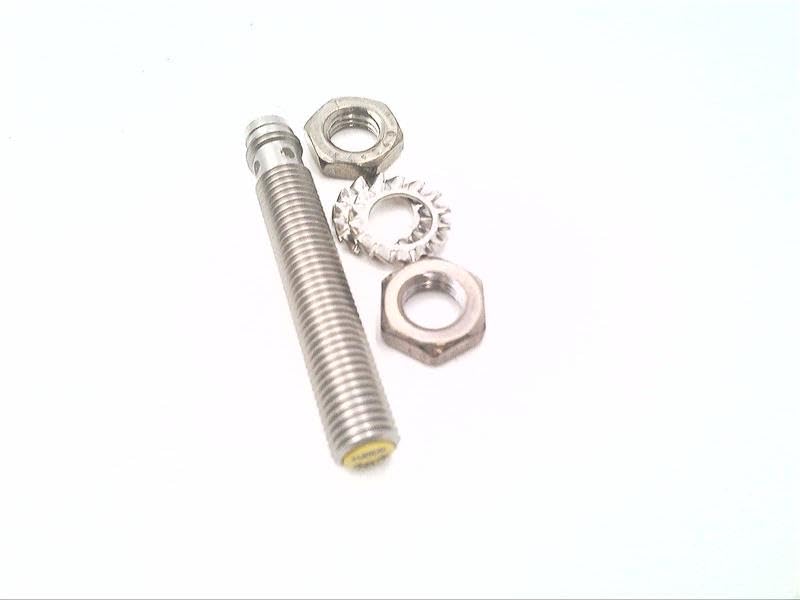 TURCK BI2-EG08-AN6X-V1131 (4602150), 1 LED, 10-30 VDC, 2MM Range, 3 PIN, 8MM Size, EMBEDDABLE, Full Threading, INDUCTIVE, Normally Open, NPN (Sinking), PICOFAST (Metal/Male), Sensor, Stainless Steel,
