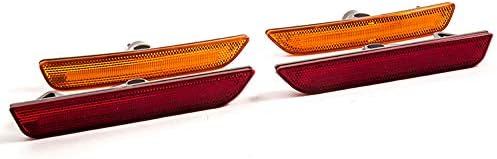 Diode Dynamics Marcadores laterales LED ámbar/rojo compatible con Ford Mustang 2010-2014