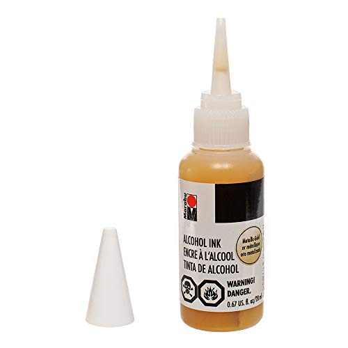 West Coast Paracord Marabu Alcohol Ink – Dye Based Inks for Numerous Smooth Surfaces – Fast-Drying, Permanent, and Blendable – Multiple Finishes (Metallic...