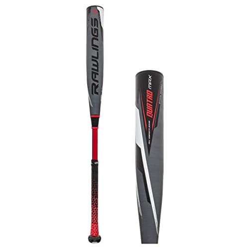 Rawlings 2022 Quatro PRO MAX BBCOR Baseball Bat | -3 | 2 Pc. Composite | 33 inch | BB2QM3