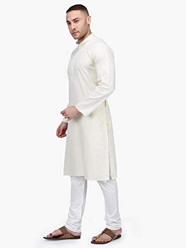 Image of Rajubhai Hargovindas Men's Premium Cotton Solid Kurta