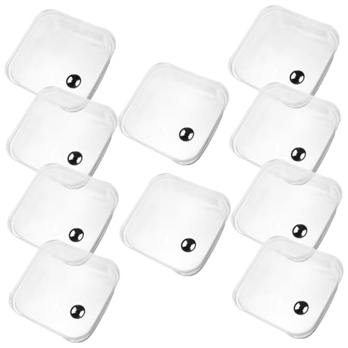 IWOWHERO 10Pcs Reusable Garden Dome Plant Protection Cover Transparent Cloche for Flowers Plants Durable Humidity Dome for Home Gardening Landscape Projects