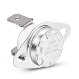 Fafeicy KSD302 150℃ Interruptor Térmico, 250V 16A Normalmente Cerrado Termostato de Control de Temperatura, para Aparatos de Calefacción y Aire Acondicionado (150℃)