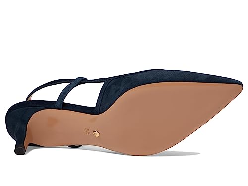 Pelle Moda Deena - Heels for Women - Kitten Heel - Synthetic Lining - Leather Outsole - Pointed Toe Midnight 8.5 M3