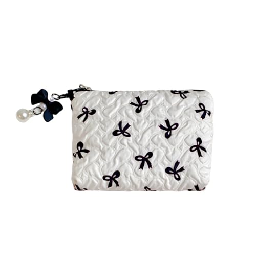 Bolsa de maquillaje de viaje, pequeña bolsa de cosméticos de algodón, bolsa de...