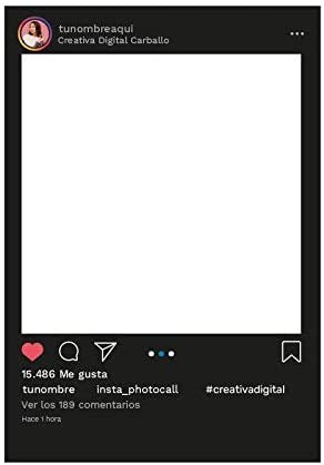 Digitaler Druck- und Fotografie-Design Instagram personalisierbar Schwarz Digitaler Druck- und Fotografie-Design Instagram personalisierbar Schwarz