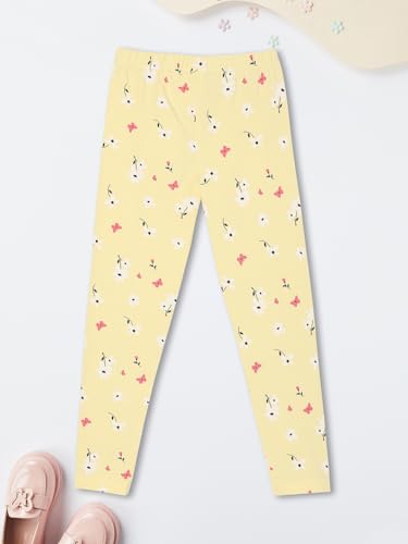 Image of Max Girl's Slim Fit Cotton Printed Leggings