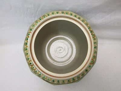 未使用 茶道具 国領 東斎造 （寿人） 瑞穗窯 唐草丸紋 水指 共箱 Amazon.co.jp: M604386 茶道具 国領 東斎造 （寿人） 瑞穗窯 唐草丸紋