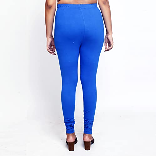 Image of Le-Soft Ladies Cotton Legging | Buttery Soft Stretchy Fit | Churidar Length | Leggings for Women and Girls | Small - 3XL Plus