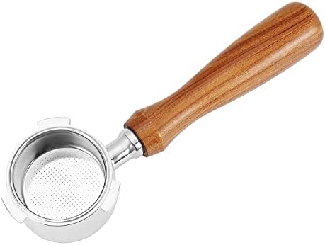 DIBTSA 51mm Bottomless Portafilter, 304 Stainless Steel, with Reusable Coffee Replacement Filter Basket, Compatible with DeLonghi Espresso Machine EC680 EC685