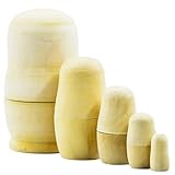 Artisanat de qualité : fabriquées à partir de bois vierge de première qualité, ces poupées Matriochka sont lisses et faciles à peindre, garantissant une expérience artistique