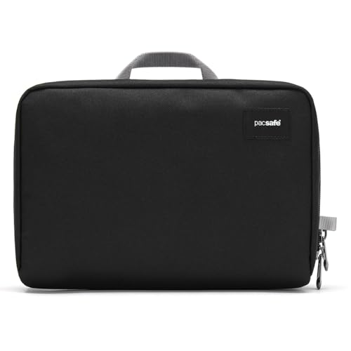 Pochette Pacsafe RFIDsafe Gear Pouch Jet Black avec blocage de données anti-piratage