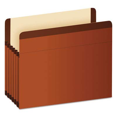  Expanding File Pockets, Letter Size, 5.25" Expansion, Reinforced with DuPont™ Tyvek® Material, Redrope, 10 per Box (1534G-OX) thumbnail
