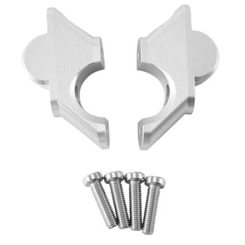 Réhausseur de guidon moto en aluminium CNC argent pour BMW R1250R LC