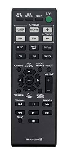 Télécommande RM-AMU199 Sony MHC-GPX888 SHAKE-33 HCD-SHAKE99