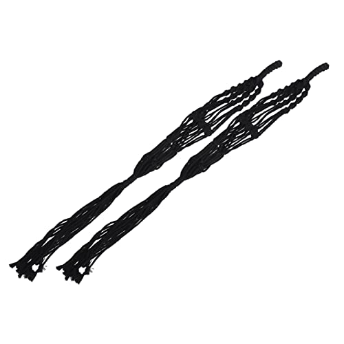 Milisten 2 Pezzi Appeso Rete per Piante Fioriera Cotone per Esterni per e Decorazioni Naturali per Ed Esterni