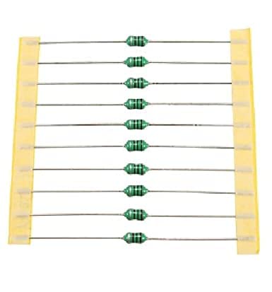Generic 10pcs 2.2MH DIP Inductor AL0410 Axial Lead Type 0.5W 75mA