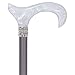 Pearlz Designer Adjustable Cane (Silver)