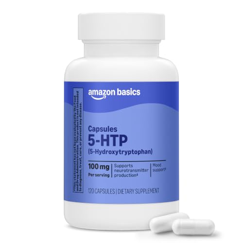 Amazon Basics 5-HTP with B6 Capsules, 100 mg...