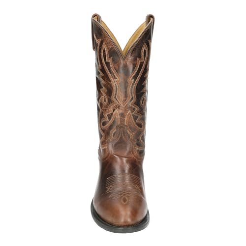 Image of Smoky Mountain Boots Men's Denver Western Boot, Brown, X-Wide, Size 8.5 US