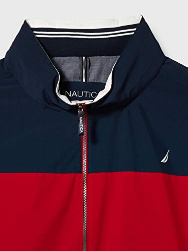 Image of Nautica Men's Lightweight Sailing Jacket - Waterproof & Windproof, Breathable