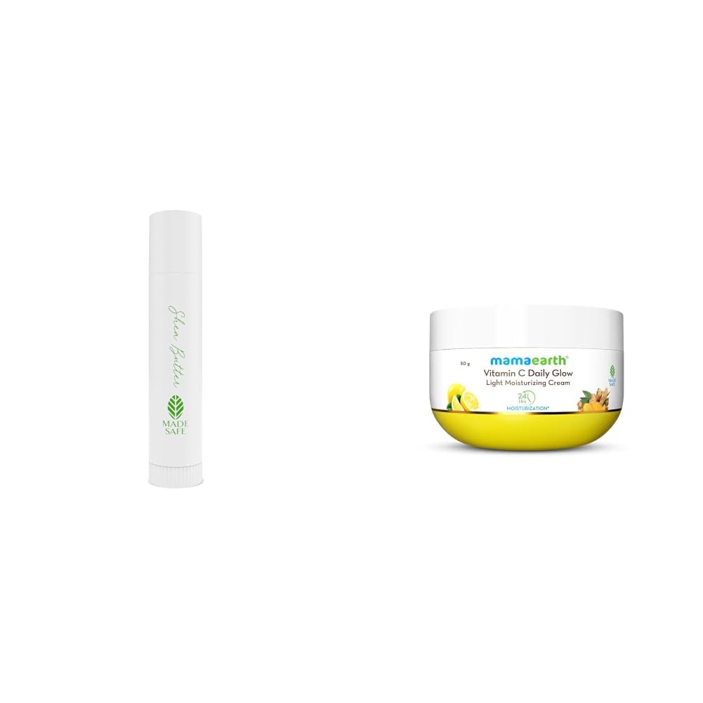 Mamaearth Nourishing 100% Natural Lip Balm with Vitamin E and Shea Butter 4 g Mamaearth Vitamin C Daily Glow Light Moisturizing Cream with Turmeric Vitamin C for Skin Brightening 50 g-image-49