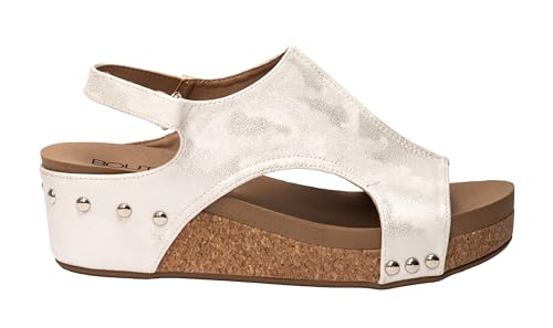 Image of Corkys Footwear Volta Wedge - Chic Elegance Meets All-Year Comfort with a 2-Inch Cork Heel and Marshmallow Insole for Stylish Everyday Wear and All-Day Comfort
