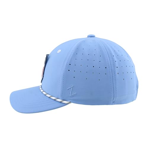 Gorra unisex oficial USMNT Snapback azul claro miniatura 3