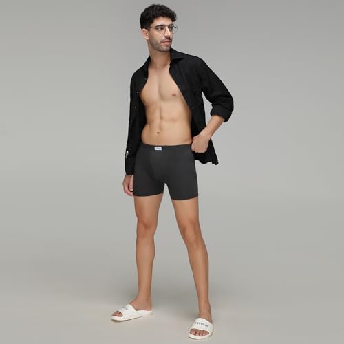 Image of Amul Comfy Men's Trunk Underwear | Soft Outer Elastic | Soft Waistband | Breathable Comfortable Innerwear | Pack of 10 | Color May Vary