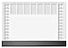 Produktbild SIGEL H6365 Papier-Schreibtischunterlage mit Schutzleiste DIN A2, Kalender 2026 2027, 40 Blatt, Schreibunterlage aus nachhaltigem Papier