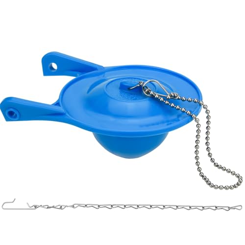 Toilet Flapper Replacement for Gerber 3 inch Toilet Stopper Kit for Gerber 99-788 with 2 Toilet Handle Chains Fits 3 inch Toilet Flush Valve Water Saving Easy to Install