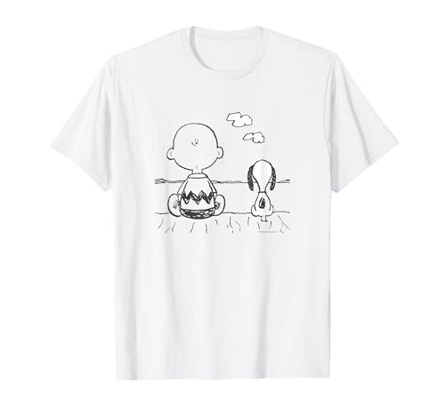 Peanuts - Snoopy Charlie Brown At The Sea Camiseta