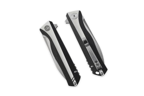 Image of Petrified fish PF818 3.54 inch D2 Steel Satin Blade Folding Knife
