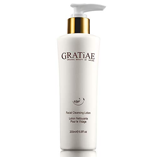 Gratiae Organics Facial Cleansing Lotion for Calming and Balancing, 6.8-Ounce