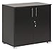 Nero ufficio armadio scrivania altezza 2 porta libreria bloccabile 73 cm altezza desktop extension altezza