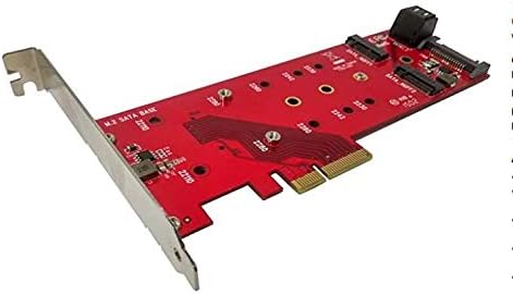 MF-DT125 (1x NVMe M.2 PCIe 3.0 + 2X M.2 SSD SATA Based 110mm Carrier Adapter)