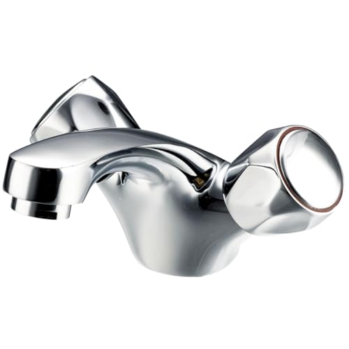 Robinet mitigeur de lavabo avec commande simple à levier unique et fini chrome - 2
