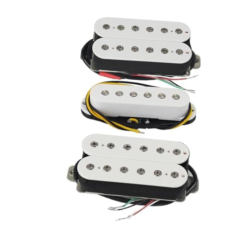 エレキギターピックアップキット 3個 HSH ピックアップセット ギター ハムバッカー ピックアップ + シングル コイル ピックアップ セラミック マグネット エレキギター用