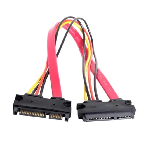 Cable Extensión SATA 3 III 0.3 m Rojo miniatura 2