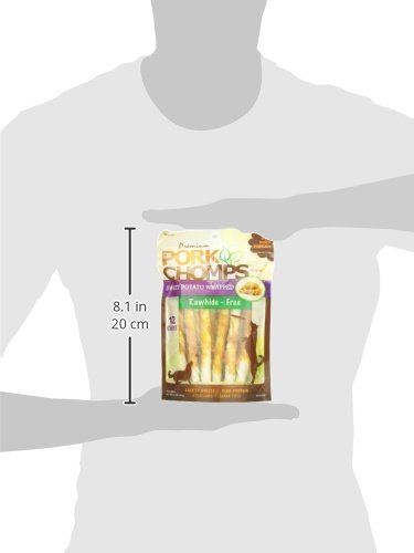 Pork-Chomps-Baked-Pork-Skin-Dog-Chews-5-inch-Mini-Twists-Real-Sweet-Potato-Wrap-12-Count