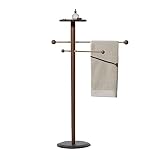 Multiuso: barras de estante de toalla independientes para almacenar Varillas enrolladas o dobladas, toallas de mano, albornoces y ser muy adecuadas para el bata de baño, la cocina, el spa, la sauna, el salón, la sala de meditación, la entrada, el dormitorio, el área de lavado.