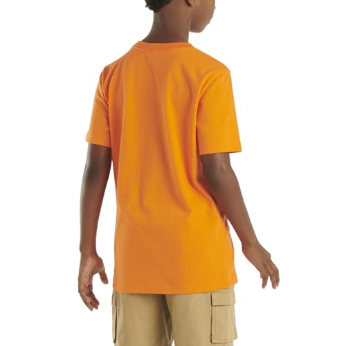 Carhartt unisex-kids Short-Sleeve Pocket T-Shirt, Exotic Bright Orange, Large - image 5