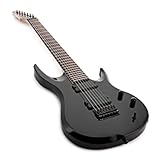 Guitarra Eléctrica 7-Cuerdas 27' Longitud Escala 529 por G4M, Jet Black