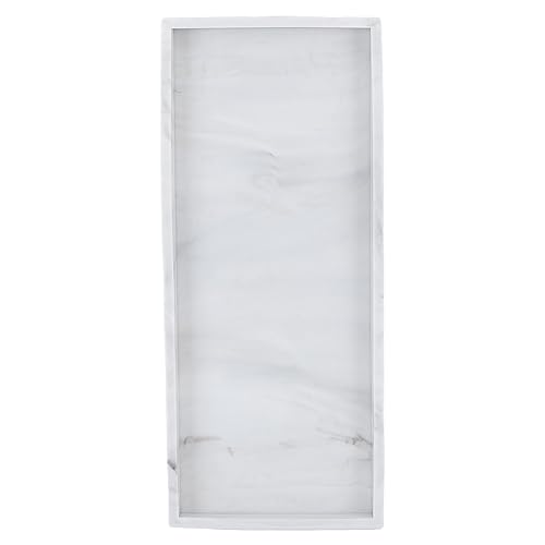 Vassoio da Toeletta Rettangolare, Vassoio da in Silicone Vassoio da Bagno Infrangibile Organizzatore di Cosmetici per Toletta (L)