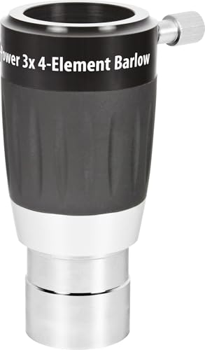 Orion 8707 High-Power 1.25-Inch 3x 4-Element Barlow Lens
