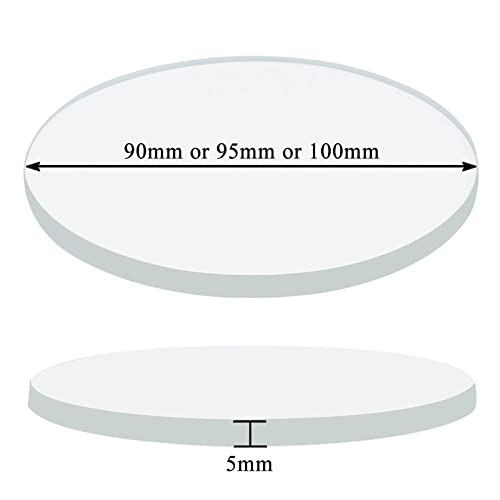 Microscope Stereo Microscope 90mm 95mm 100mm Round Clear Working Stage(Diameter 100mm)